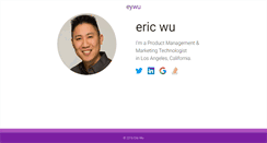 Desktop Screenshot of eywu.com