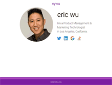 Tablet Screenshot of eywu.com